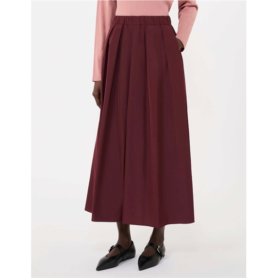 Weekend Max Mara WdkCurvato Nederdel, Bordeaux